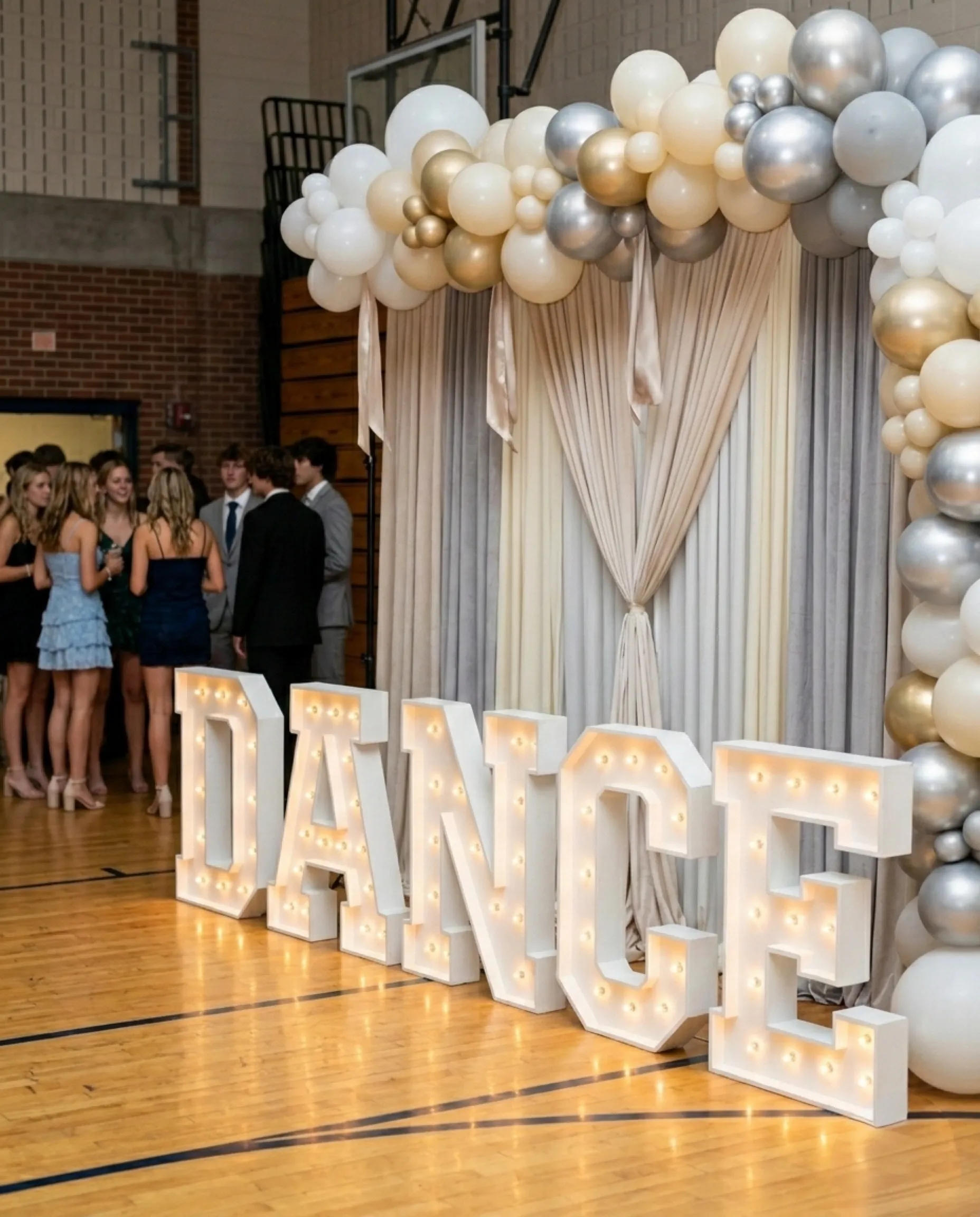 Homecoming dance atmosphere